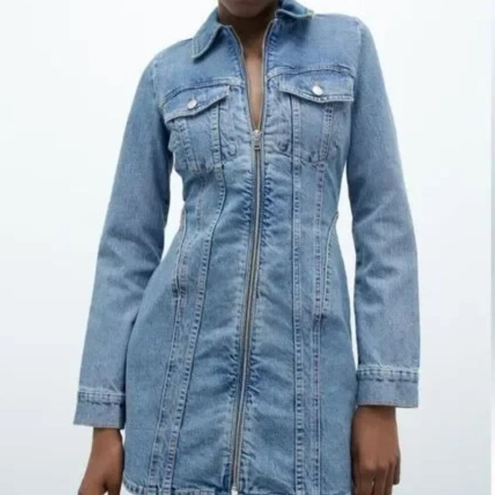 NWT ZARA Denim Dress